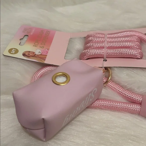 Paris Hilton Sliving Baby Pink Dispenser Pouch with Detachable Strap - Picture 6 of 9